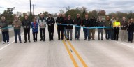Ribbon-cutting ceremony celebrates reopening of Grabill Road Bridge