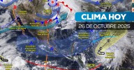 Clima en México: lluvias, vientos y contrastes por el frente frío 10 y la onda tropical 39