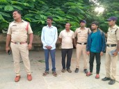 Pebbair SI Yugandhar Reddy caught with ganja