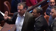 Two Knesset members removed during Trump’s speech