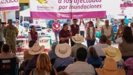 Inicia en Metztitlán, Hidalgo entrega de apoyos a damnificados por lluvias
