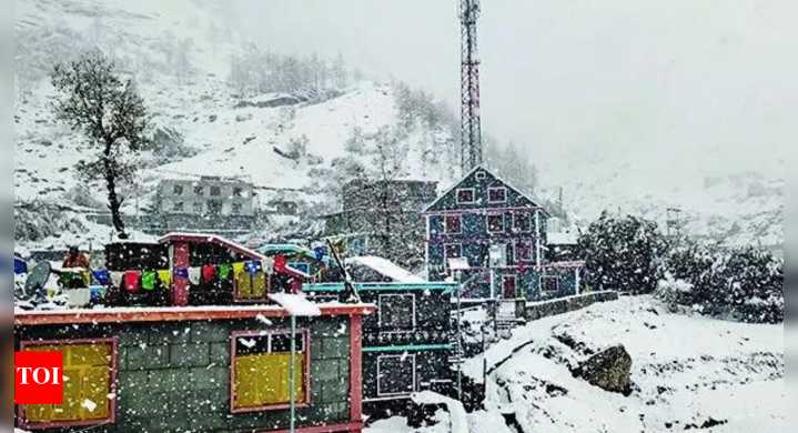 Himachal shivers: Mercury drops after fresh snow, rain; Tabo below 0°