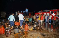 40 LPG cylinders explode in massive blaze on Jaipur
