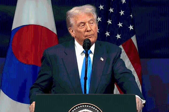 Trump declares the US as ‘hottest country’ in opening remarks in South Korea