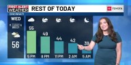 Breezy, noticeably cooler Wednesday