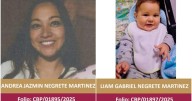 Localizan a Andrea Negrete y su bebé de 8 meses Liam, desaparecidos en Coyoacán