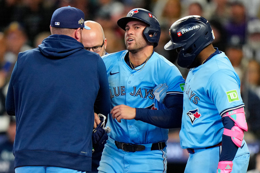 Springer será el bateador designado de Toronto para el sexto juego ante Marineros tras golpe