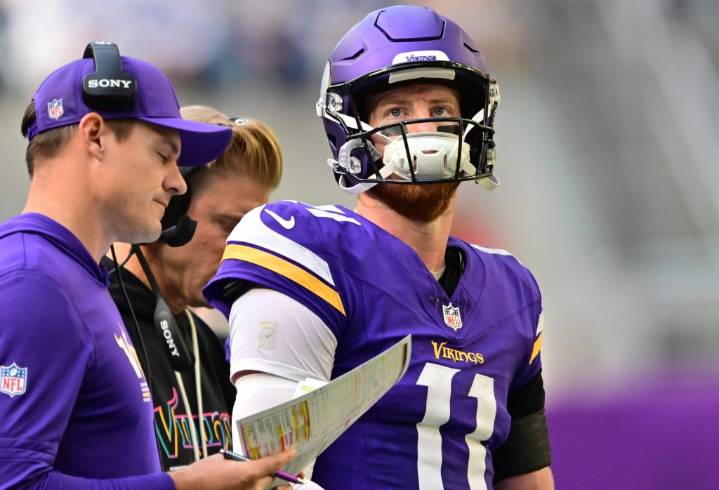 Vikings will start Carson Wentz at quarterback against Chargers