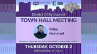 Happening now: Wichita City Council District 3 town