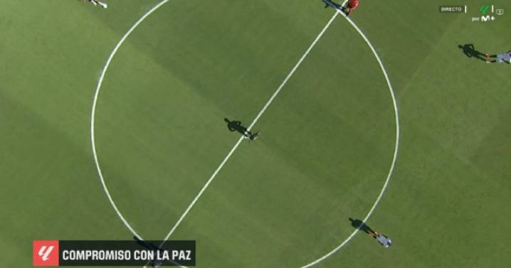 Tebas mete el eslogan «compromiso por la paz» para ocultar la protesta por el partido de Miami