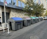 New stationary trash bins helped reduce rat sightings