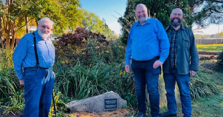 Simpson Garden Honors Gardener in Chief Audrey Faden