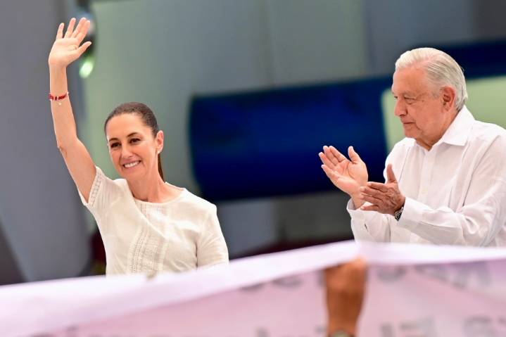 'Vas a poder': AMLO confió en Sheinbaum para disminuir inseguridad en el país