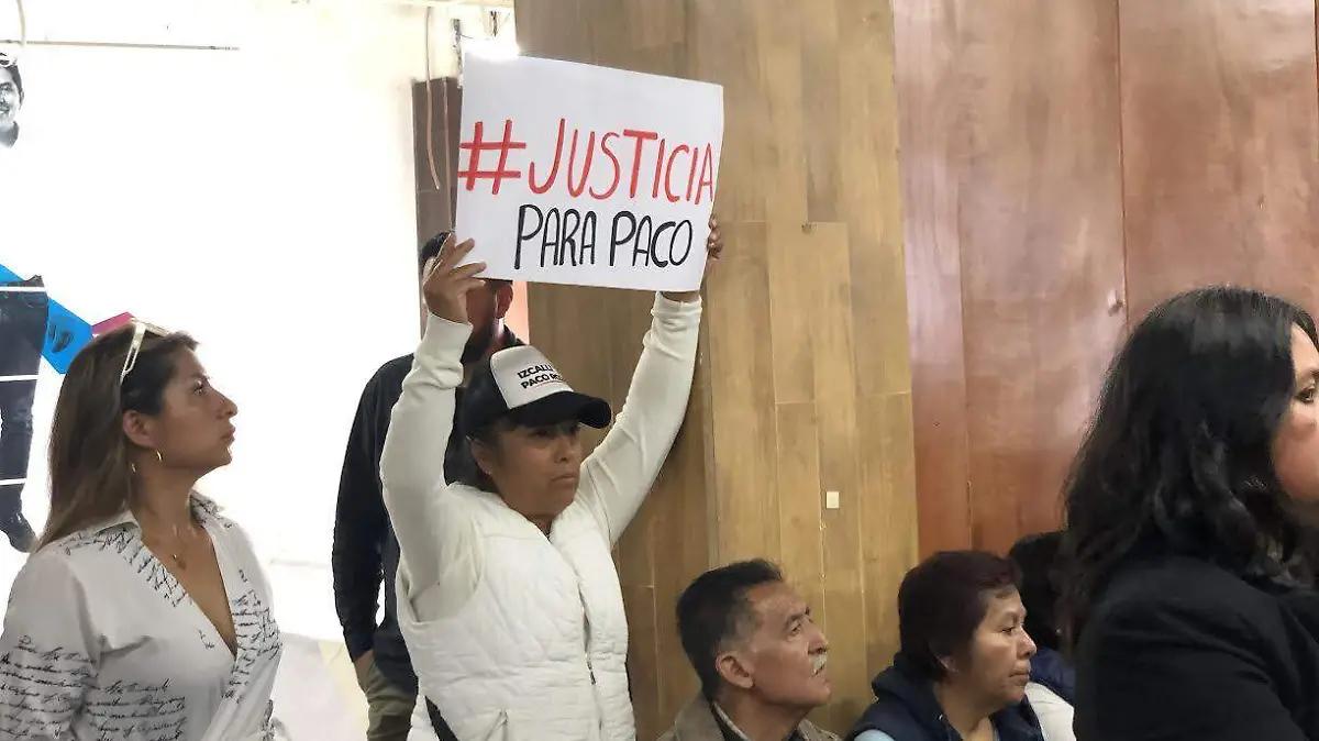 Familiares de ex diputado Francisco Rojas Cano exigen avances en investigación por homicidio