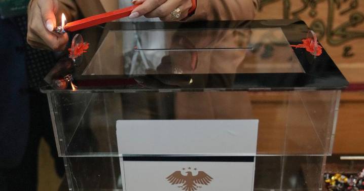 Syrians vote in the first parliamentary election since Assad's fall, in photos