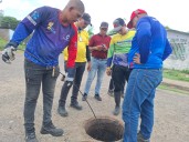 Hidrobolívar saneó sistema de aguas servidas en Coquitos II