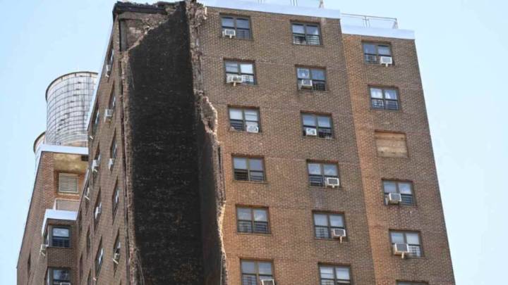 [VIDEO] Edificio en Nueva York se derrumbó parcialmente tras explosión