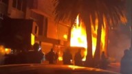 Captan momento exacto de la explosión e incendio en el restaurante La Soldadera