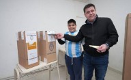 Treffinger votó y llamó a los jóvenes a participar de las elecciones