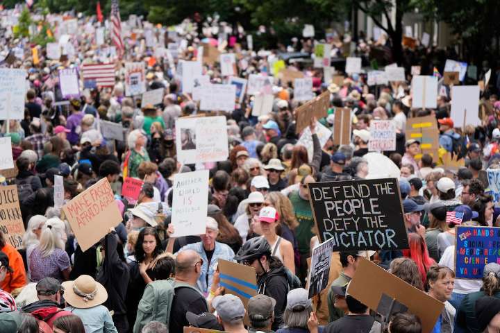 ‘No Kings’ protests against Trump expected to draw millions across the U.S.