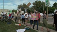 Voces de la Frontera protests ICE activity at Madison's World Dairy Expo