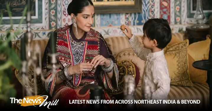 Sonam Kapoor celebrates Diwali with husband Anand Ahuja and son Vayu, shares family pics