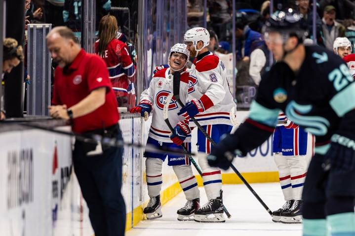 Caufield sets Canadiens record with 11th career OT goal to beat Kraken 4-3 after 3rd period collapse – Winnipeg Free Press
