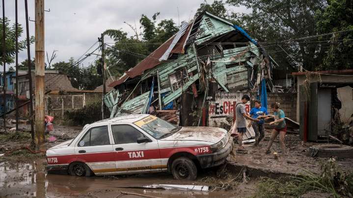 Heavy rain in Mexico sets off floods and landslides, killing at least 41