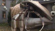 Marblehead architect builds massive moving crab costume for garage