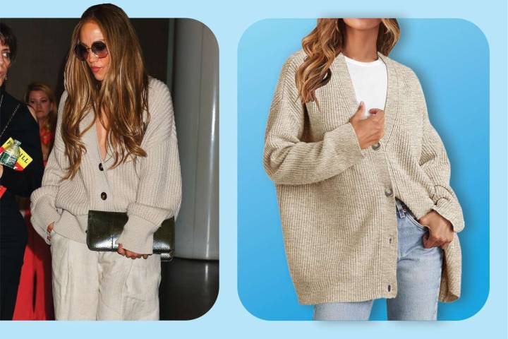Jennifer Lopez’s Cardigan Looks Like This $34 Amazon Sweater