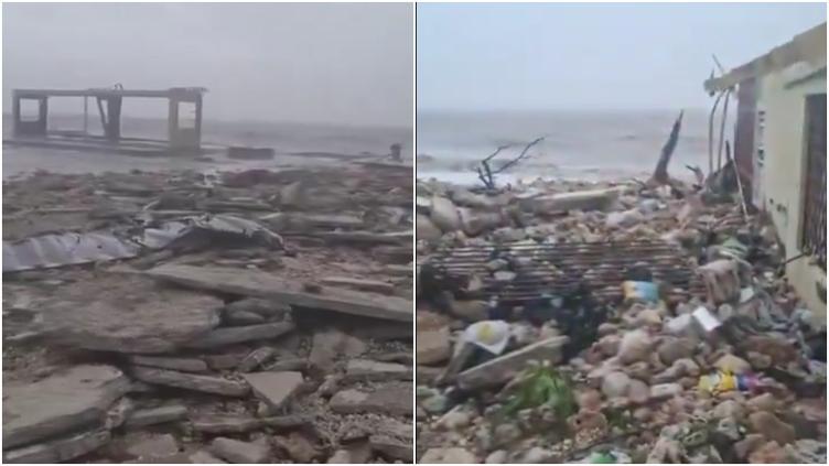 ¡Desaparecieron! Zona costera de Jamaica en ruinas tras Melissa 🎦