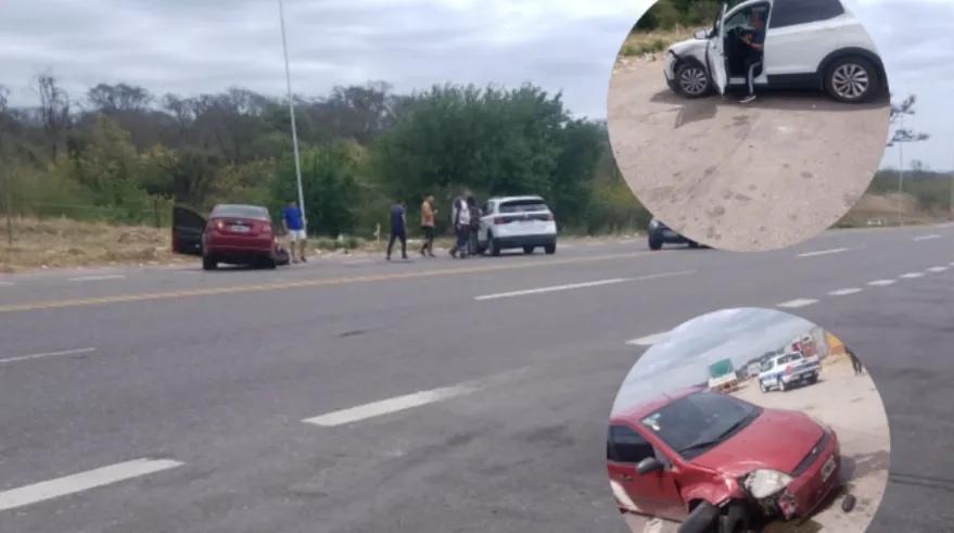 Choque entre dos autos en la ruta 9/34: No hubo heridos graves