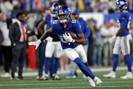 Giants' Beaux Collins says mistake that led to INT 'won't happen again'