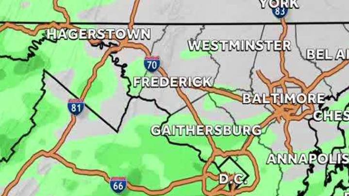 Weather: Steady rain developing, breezy and chilly temps across Maryland