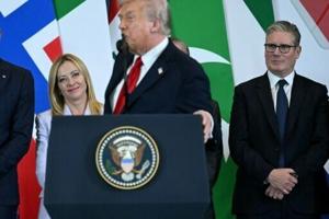 Trump calls Italian PM ‘beautiful’ at Gaza summit