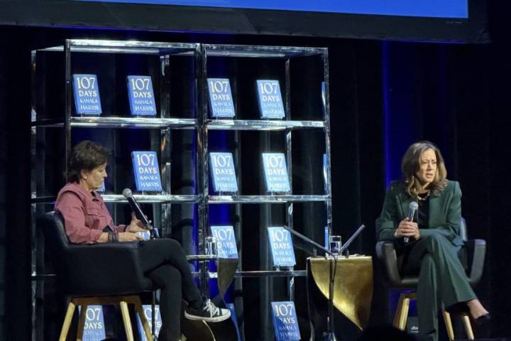 Kamala Harris returns to DC for 107 Days book tour 