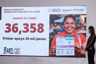 Federación ha entregado 36 mil 358 apoyos a la población afectada por las lluvias