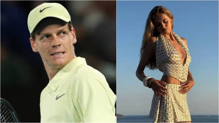 Sinner confirma su romance con una famosa modelo e influencer ex del hijo de Schumacher