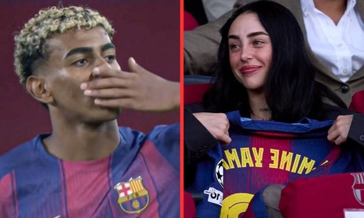 ¡Enamoradisímo! Lamine Yamal y su dedicatoria a Nicki Nicole en pleno partido del Barcelona