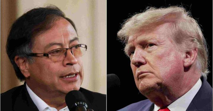Trump tilda a Petro de “líder del narcotráfico” y anuncia suspensión de “subsidios a gran escala”