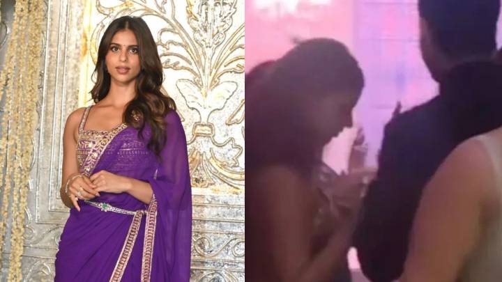 Suhana Khan and Agastya Nanda groove to Kajra Re at Diwali bash. Watch viral video