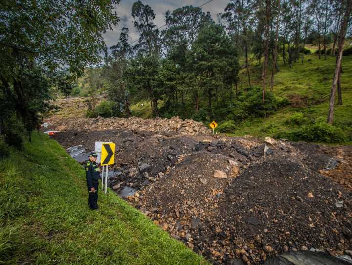 Gobernador de Cundinamarca hizo una radiografía del estado geológico del derrumbe...