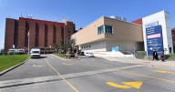 Ambulance set on fire at Hamilton General Hospital