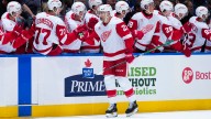 Van Riemsdyk savors scoring in Red Wings debut at Maple Leafs