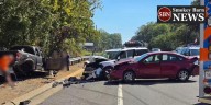 Three-car crash mangles cars, slows traffic in Greenbier