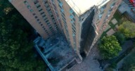 Part of New York City apartment building collapses
