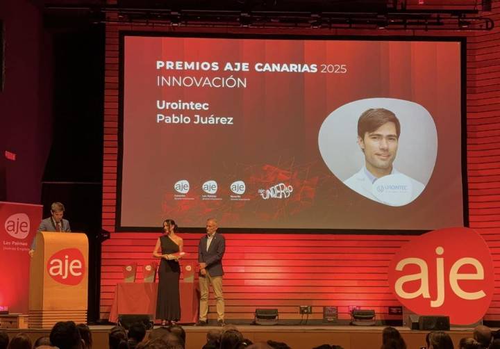 El Dr. Pablo Juárez del Dago Anaya, galardonado con el Premio AJE Canarias a la Innovación 2025