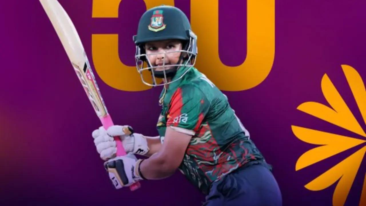 ODI Women's World Cup: Sobhana Mostary's 60-run knock helps Bangladesh score 178