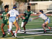 Long Beach Poly advances in flag football playoffs with win over Norco