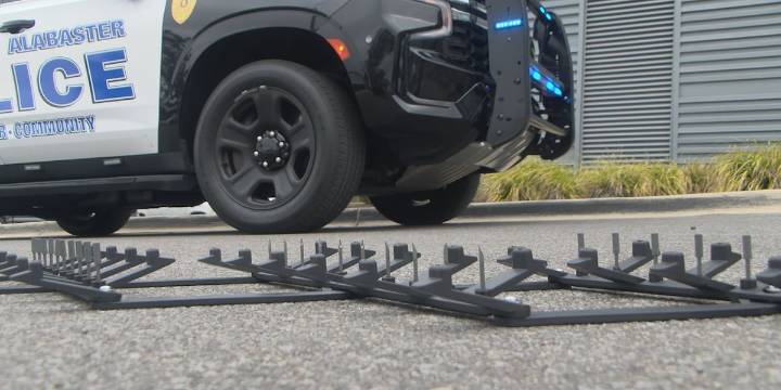 Alabaster Police getting over $1M to replace fleet, get more spike strips for high